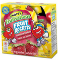 Mott's: Fruitsations Fruit Rockets - Unsweetened Strawberry - Apple Strawberry Fruit Blend - 4 x 90 grams