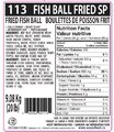 Boulettes de poisson frit Fish Ball Fried Sp