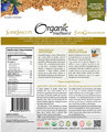 Sprouted Flax Seed Powder - back of package - 454 grams