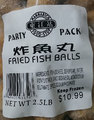 Mannarich Food Stop - Fried Fish Balls – Party Pack - 2.5 pound