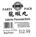 Mannarich Food Stop - Lobster Flavored Balls – Party Pack - 2.5 pound