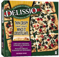 Delissio : Pizza croûte mince et croustillante poulet grillé, tomates et épinards - 600 grammes