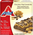 Barre granola avec pépites chocolatées - 240 grammes (5 barres de 48 grammes)