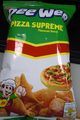 Pee Wee Pizza Supreme front label
