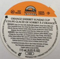 Wholesome Farms - Orange Sherbet Sundae Cup - 115 millilitre