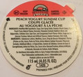 Wholesome Farms - Peach Yogurt Sundae Cup - 115 millilitre