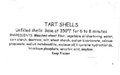 tart shells