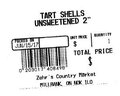 Zehr's Country Market - Millbank - Tart Shells Unsweetened 2\