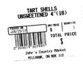 Zehr's Country Market - Millbank - Tart Shells Unsweetened 4\
