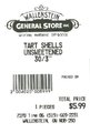 Wallenstein General Store Inc. - 3 inch unsweetened tart shells