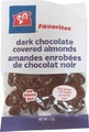 Amandes enrobées de chocolat noir - 113 grammes