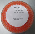 Imperial Caviar and Seafood brand Trout Roe, 100 grams - bottom