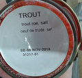 VIP Caviar Club Trout Roe, 50 grams - bottom