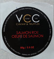 Œufs de saumon de marque VCC, recto - 50 grammes