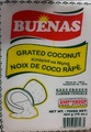 Buenas brand Grated Coconut - 454 grams (front)