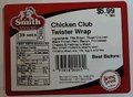 Chicken Club Twister Wrap