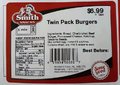 Twin Pack Burgers