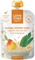 Ragoût de poulet à la mangue avec épinards + quinoa de marque Love Child Organics, 128 millilitres