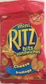 Christie - « Mini Ritz Sandwiches » – saveur de fromage 	42 gramme