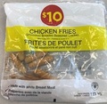 Frites de poulet à 10 $ - face