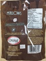 Original Food M'allows, 100grams - back of packaging