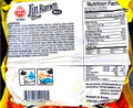 Ottogi brand Jin Ramen Mild, 600 grams - inner label - (back)