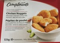 Compliments Chicken Nuggets, 2019 JL 18 - Outer box, front
