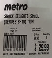 Metro « Snack Delights Small » – 1un