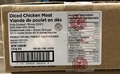 Gordon Choice  - Diced Chicken Meat  19mm (3/4”) 60% Dark 40% White