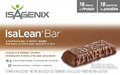 Isagenix : Barre Isalean - Croquante au chocolatée aux arachides : 65 g (10 barres)