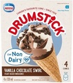 Nestlé â Drumstick Vanilla Chocolate Swirl Non-Dairy Frozen Dessert Cones â 4 Ã 120 mL
