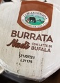 La Bella Contadina â Burrata Nadi con latte di bufala (cheese) â 200 grams (lot code)