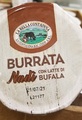La Bella Contadina â Burrata Nadi con latte di bufala (cheese) â 125 grams (lot code)