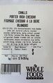 Cahills â Porter Irish Cheddar (store-printed label)