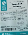 Happy Veggie World - Demi-poulet végétalien - 2160 grammes