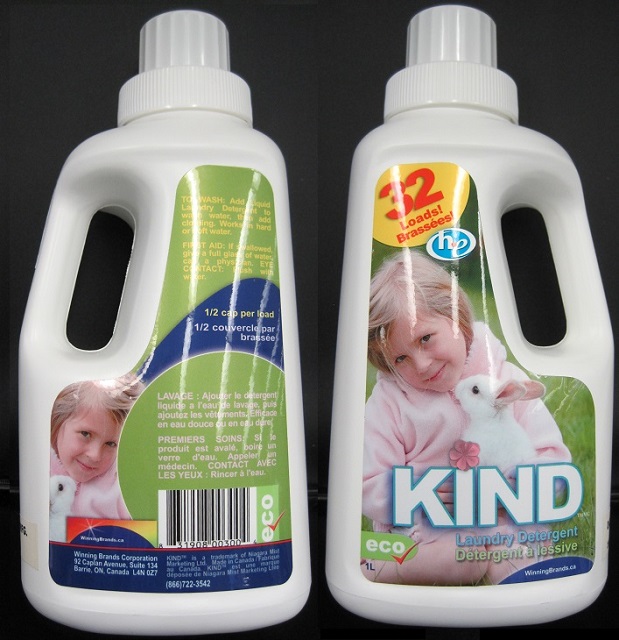 Winning Brands Corporation recalls Kind Laundry Detergent 1L Canada.ca