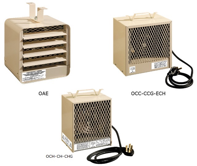 Portable and permanent heating appliances manufactured by Ouellet
