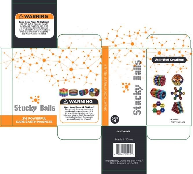 Stucky Balls, Magnetic Ball Toys