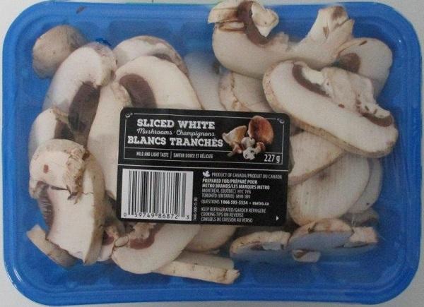 Certain sliced mushroom products recalled due to Listeria monocytogenes