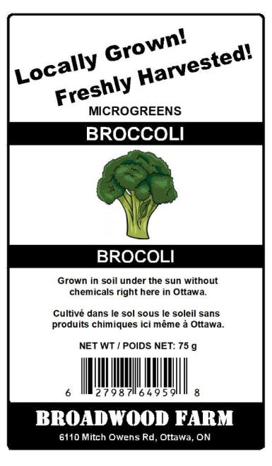 Certain Broadwood Farm brand microgreens recalled due to Salmonella