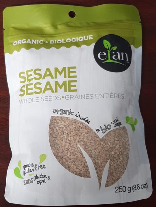 Elan - Organic sesame whole seeds - 250 g