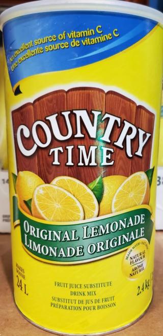 Country Time - Original Lemonade Fruit Juice Substitute Drink Mix - front