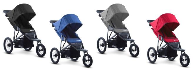 Poussettes de jogging Joovy Zoom 360 ultralégères rappelées (4 couleurs)