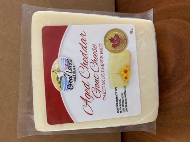 Great Lakes Goat Dairy brand Herb & Garlic Goat Cheese and Aged Cheddar Goat Cheese recalled due to Listeria monocytogenes
