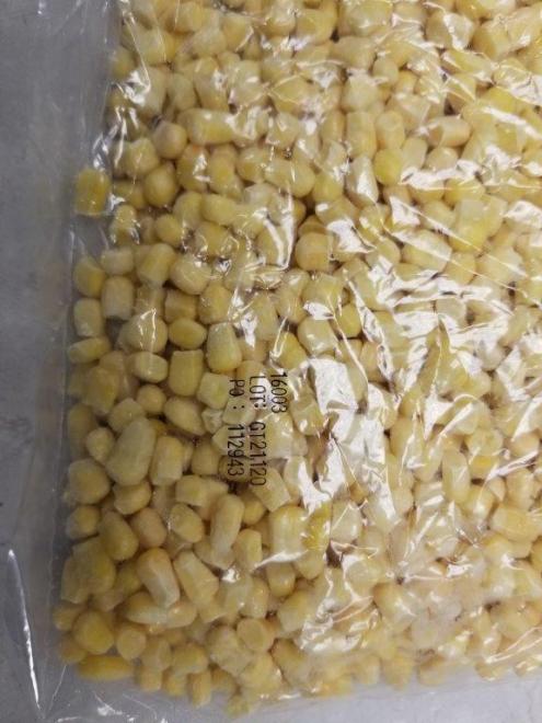 Alasko brand IQF (Individually Quick Frozen) whole kernel corn recalled due to Salmonella