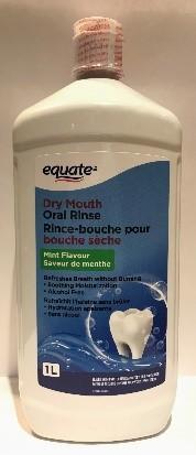Front of Equate Dry Mouth Oral Rinse