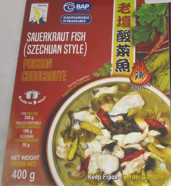Searay: Sauerkraut Fish (Szechuan Style) Spicy - 400 g