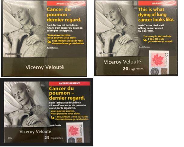 Expanded Recall: Viceroy Smooth (Viceroy Velouté), Regular Size, 20 and 25 cigarettes recalled due to Fire Hazard - Canada.ca