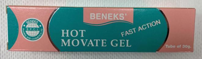 Beneks' Hot Movate Gel