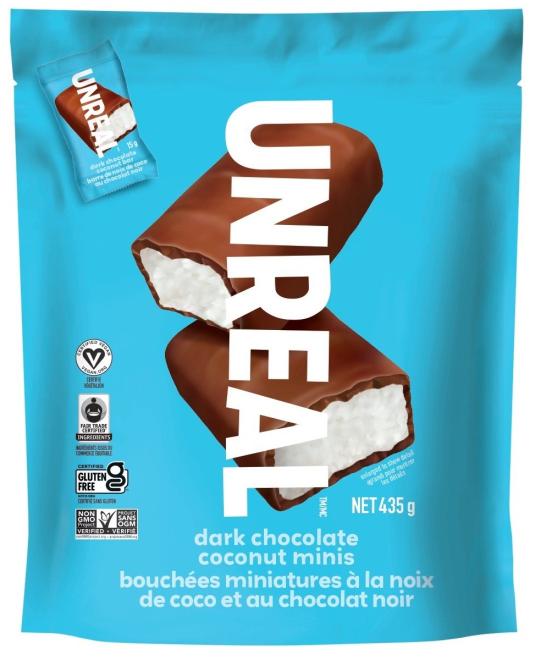 Unreal - Dark Chocolate Coconut Minis - 454 g - front